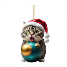 Load image into Gallery viewer, Cute Cat Christmas Decoration