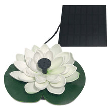Load image into Gallery viewer, Lotus Shaped Solar Fountain Pond Decorative