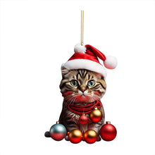 Load image into Gallery viewer, Cute Cat Christmas Decoration