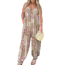 Load image into Gallery viewer, Patchwork Print Loose Jumpsuit