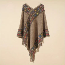 Load image into Gallery viewer, Women&#39;s Retro Pullover Tassel Shawl