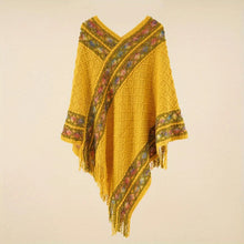 Load image into Gallery viewer, Women&#39;s Retro Pullover Tassel Shawl