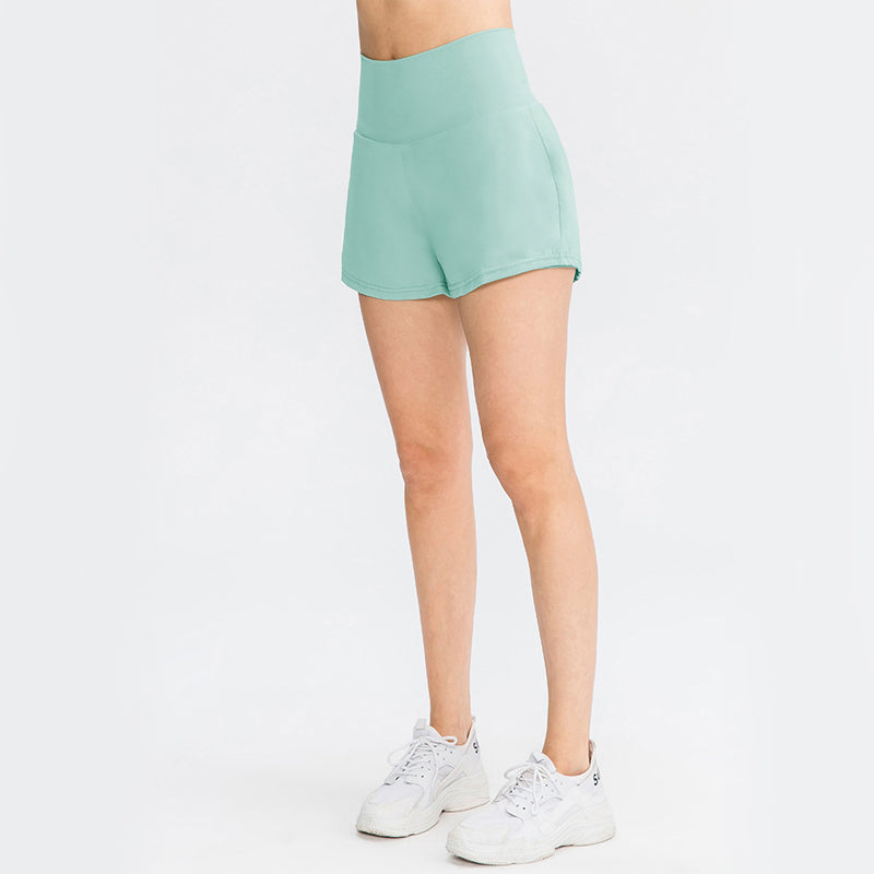 Lommeyoga treningsshorts