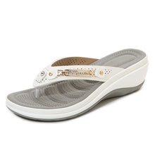 Load image into Gallery viewer, Women&#39;s Arch Support Soft Cushion Flip Flops Thong Sandals