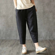 Load image into Gallery viewer, Cotton Linen Ankle Length Harem Pants