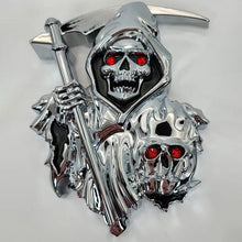 Load image into Gallery viewer, Grim Reaper 3D Peel and Stick Car Decal Emblem