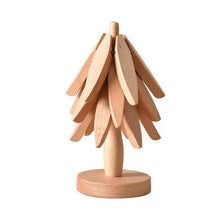 Load image into Gallery viewer, Wooden Leaves Design Coaster