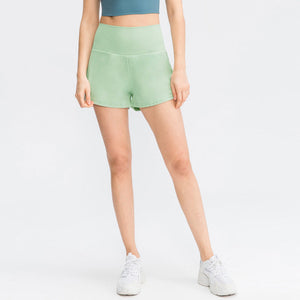 Lommeyoga treningsshorts
