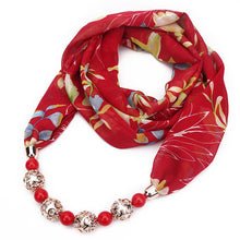 Load image into Gallery viewer, Beaded Pendant Scarf