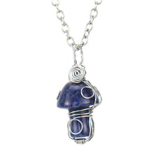 Load image into Gallery viewer, Natural Crystal Mushroom Pendant