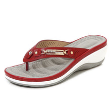 Load image into Gallery viewer, Women&#39;s Arch Support Soft Cushion Flip Flops Thong Sandals