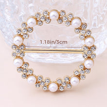 Load image into Gallery viewer, Classic All-match Pearl Rhinestone Buckles
