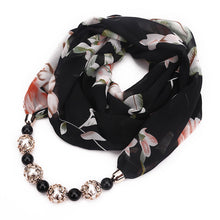 Load image into Gallery viewer, Beaded Pendant Scarf
