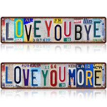 Load image into Gallery viewer, Tinplate decorative metal painting