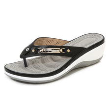 Load image into Gallery viewer, Women&#39;s Arch Support Soft Cushion Flip Flops Thong Sandals