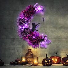 Load image into Gallery viewer, Cat Crescent Moon Wreath