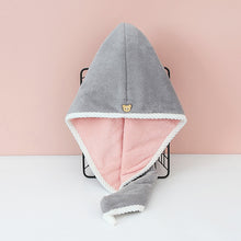 Load image into Gallery viewer, Double Layer Coral Velvet Quick Drying Hair Cap
