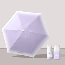 Load image into Gallery viewer, Mini Travel Size Rain Sun Umbrella