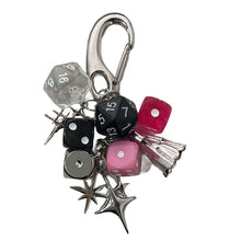 Load image into Gallery viewer, Creative dice keychain