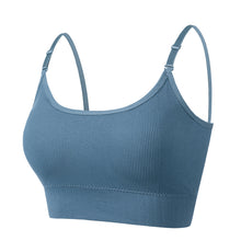 Load image into Gallery viewer, Solid Ribbed Adjustable Strap Wireless Bra