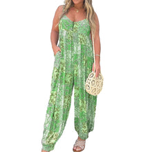 Load image into Gallery viewer, Patchwork Print Loose Jumpsuit
