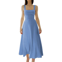 Load image into Gallery viewer, New Women&#39;s Thick Straps Midi Dress