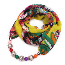 Load image into Gallery viewer, Beaded Pendant Scarf