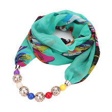 Load image into Gallery viewer, Beaded Pendant Scarf