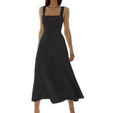 Load image into Gallery viewer, New Women&#39;s Thick Straps Midi Dress