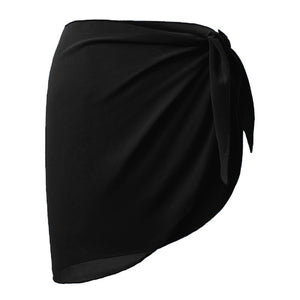 Women Shorts Beach Sarong Solid Summer Cover Ups
