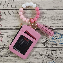 Load image into Gallery viewer, Stylish Card Holder With Silicone Bead Bracelet