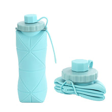 Load image into Gallery viewer, Silicone Foldable Water Bottle