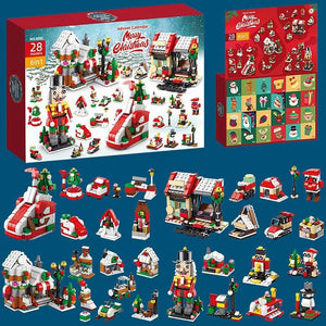 Advent Calendar Kids With Christmas Building Blocks