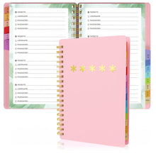 Load image into Gallery viewer, Password Book with Colorful Alphabetical Tabs