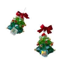 Load image into Gallery viewer, Christmas Tree Earrings