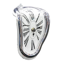 Load image into Gallery viewer, Abstract Melting Clock