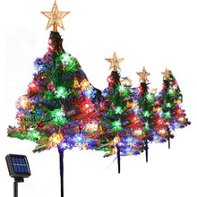 Load image into Gallery viewer, Solar Christmas Stake Lights – Outdoor Garden &amp; Lawn Decoration Lights