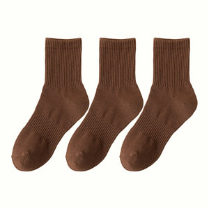 Casual Comfortable Breathable Anti-slip Mid-calf Socks for women