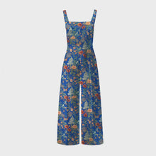 Load image into Gallery viewer, Floral Button Wide Leg Jumpsuit