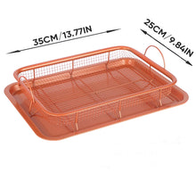 Load image into Gallery viewer, Nonstick Air Fryer Basket &amp; Crisper Tray