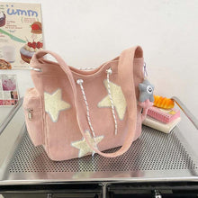 Load image into Gallery viewer, Star Pattern Cute Tote Bag