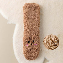 Load image into Gallery viewer, Little Bear Ultra-thick Cozy Slipper Home Socks