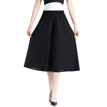 Load image into Gallery viewer, Women's High Elastic Waist Pleated Chiffon Wide Leg Culottes