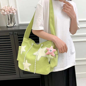 Star Pattern Cute Tote Bag