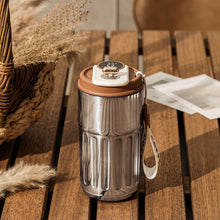 Load image into Gallery viewer, Coffee Thermos With Temperature Indicator