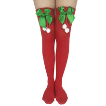 Load image into Gallery viewer, Christmas Thigh High Stockings