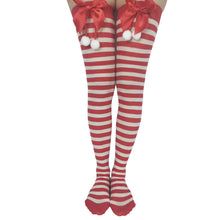 Load image into Gallery viewer, Christmas Thigh High Stockings