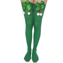 Load image into Gallery viewer, Christmas Thigh High Stockings