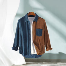 Load image into Gallery viewer, Men&#39;s Corduroy Long Sleeve Casual Shirt