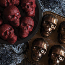 Load image into Gallery viewer, 3D Skull Mold - Aluminum Baking Pan